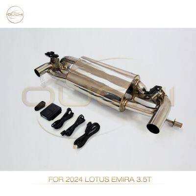 Stainless Steel Exhaust System Catback for Lotus Emira/EVORA Muffler with valve High-performance auto parts