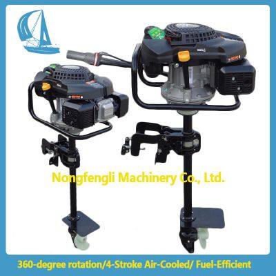 Прямая продажа 224cc 4-тактного морского внебортового двигателя бензинового моторного лодки.