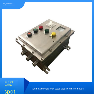 Meirun ex Stainless Steel Explosion-proof Box, Wall-mounted, Integrated Power and Lighting, Safe for Security Checks, Original Factory in Stock photo-2