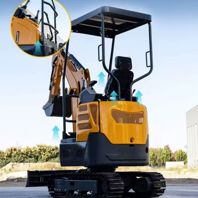 Rubber Track Mini Excavator 0.8T With Hydraulic System for Precision Digging Operations