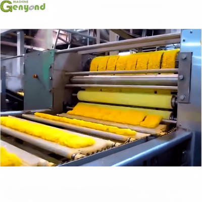 Популярный на рынке производственный комплекс для производства мгновенных лапши, машина для производства жареной мгновенной лапши