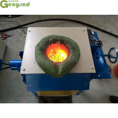 Genyond Induction Heating Melting Furnace Melting All Kinds of Metals Steel Stainless Steel Steel Scrap Iron
