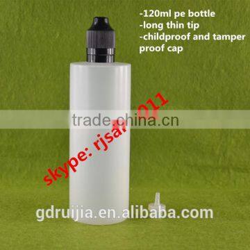 120ml e liquid plastic dropper bottles