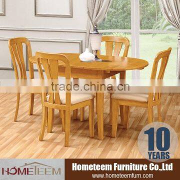 Latest price! Wood design dining table and dining chair set