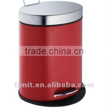 Superior Quality Cold-Rolled Sheet PP Inner Red Round Recycling Bin