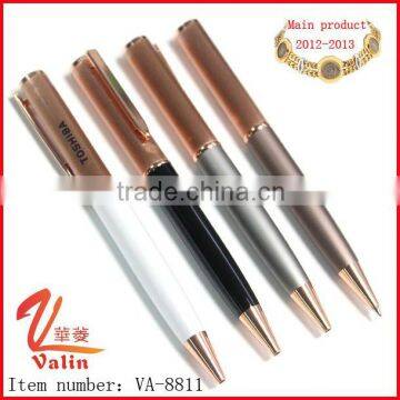 Fashion rese gold corporate 4 colours ball pen