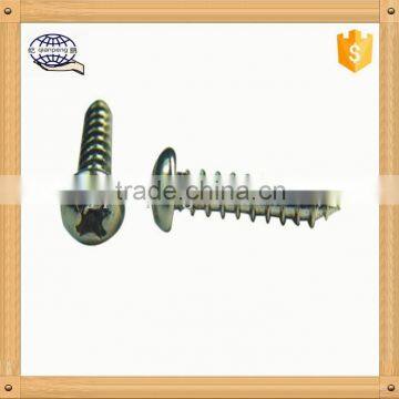 DIN7981 pan head self tapping screw 1.2mm diameter in 4mm length black color