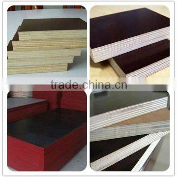 Poplar core black film concrete film faced marine plywood 18mm shuttering plywood