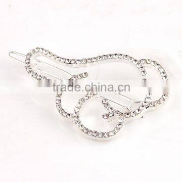 Rhinestone Side Clamp Clip, Thumb Finger Clip ,hair Clips photo-3
