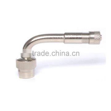 1-3/8" Chrome Metal Tire Valve Extension 90 Degree Universal Fit