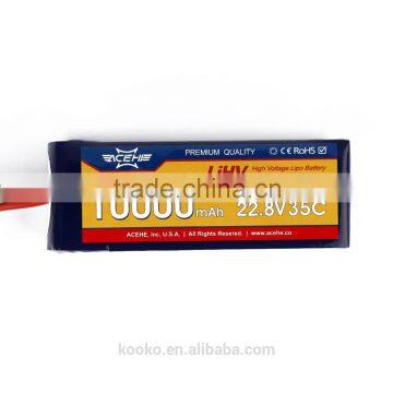 ACEHE 6S 22.8V 10000mAh 35C High Voltage Lipo Battery