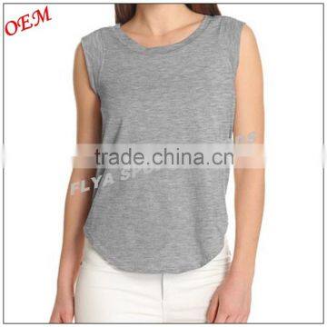 Ladies Custom Wholesale Sports Gym Blank Wear Loose Short Sleeve T shirt