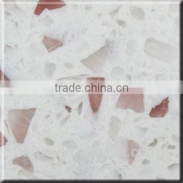 Strong crack resistance Quartz artificial stone surface slab sheet