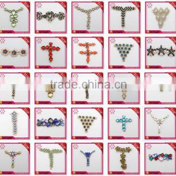 Fashion T Shape Arcylic Beads Rhinestone Shoe Decorationl Sandals Ornaments for Ladies photo-5