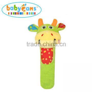 Babyfans Cute Design Baby Rattle Toy Soft Plush Animal Baby Toys Baby Rattle Toys photo-6