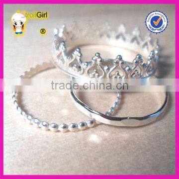 925 italian silver midi ring crown ring silver ring settings without stones