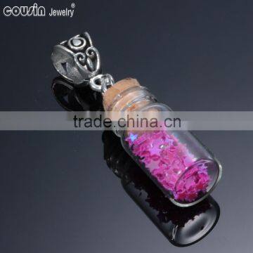 Pendant Necklace Drifting Bottle DZ0128c