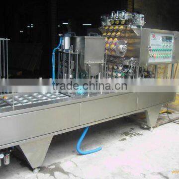 plastic cup filling sealing cutting machine/machinry/equipment