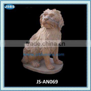 life size dog statues for home decoration