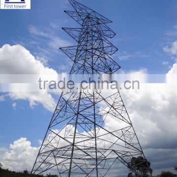 Electric transmission line steel tower