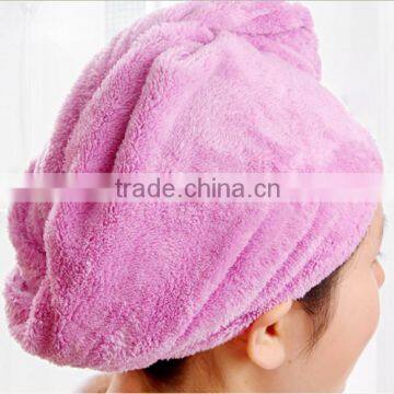 High Quality Quick Dry 100% Cotton Sop up Hair Towel photo-6