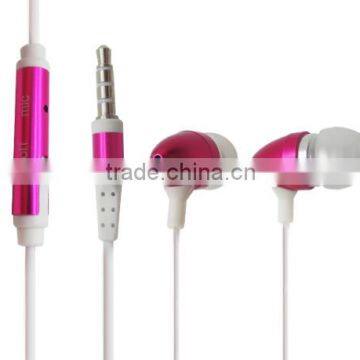 handsfree earphones with microphone For iphone and mobile phone