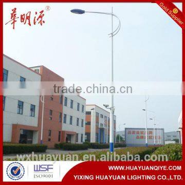 galvanised single arm street light poles specifications