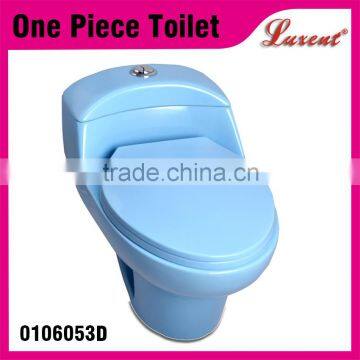 Porcelain dual flush siphonic S-Trap water closet one piece Toilet