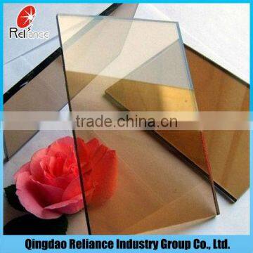 float glass type colored reflective glass- bronze reflective glass