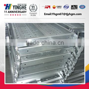 Galvanized Ringlock Scaffolding Plank with hook