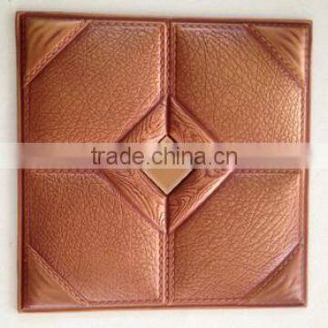 Leather 3D-Wandplatte decoration wall panel decor walls and ceiling decorative producted by leather instead of wall