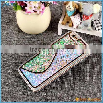 TPU material glitter flowing liquid star new mobile photo case for iphone5/5s/6G/6 plus/for samsung