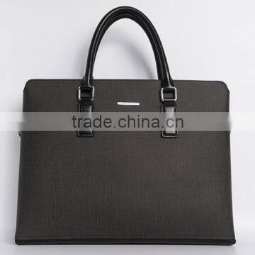 Reliable Men Bag Factory in Guangzhou, Cow Leather Tote Bag for Office Men photo-5