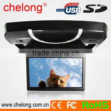 Remote Control 9 Inch Super Slim Car Filp Down DVD Player