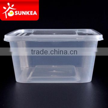 850ml plastic food boxes with two compartments