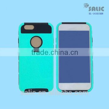 2in1dual color pc and tpu case for iphone6