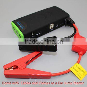 12000mah power bank car jump starter with flashlight