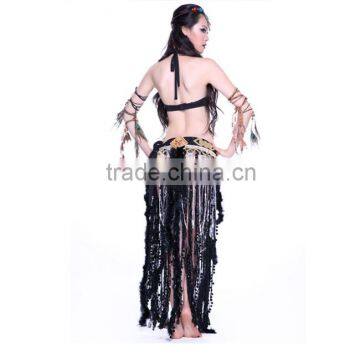 Adults Stage Performance Black new sexy arab tribal belly dance costume                        
                                                                Most Popular