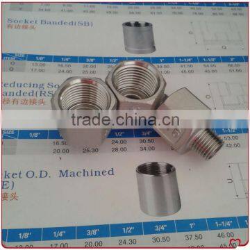 Adaptors M&F 316 Stainless Steel 1/2"x1/4" BSP