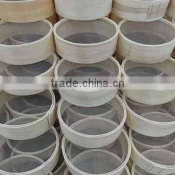 wooden sieve for sand