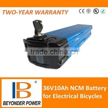 Direct sale, Hangzhou factory, e-bike lithium ion batteries assembly via 18650 cells, 36V10Ah