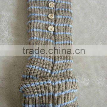 2013 new striped knitted leg warmers