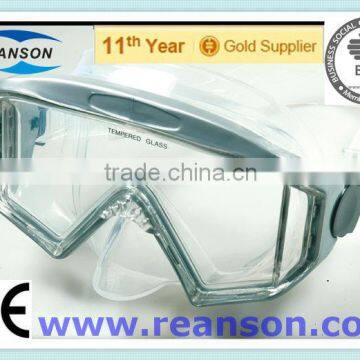 Latest Design Diving Mask with Tempered Glass Lens