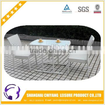 white outdoor garden plastic chairs