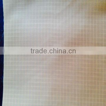 210T polyester rip stop taffeta fabric with water proof coating