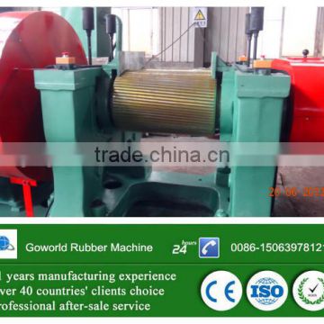 rubber cracker mill XKP-400/450/560 For Tire Recycling Machine