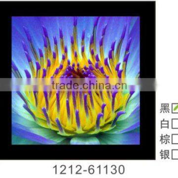 3D flower framed picture 3D lenticular framed wall photo for home decoration