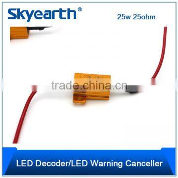 Solve Computer Warning Error Free LED Load Resistor for Turn Signal Light 25w 25ohm photo-6