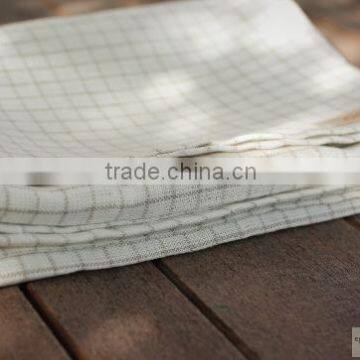 Plain Linen Checked Tea Towel photo-2