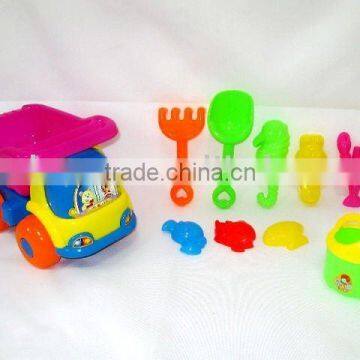 Summer beach set baby toy ( van, fork, shovel...)